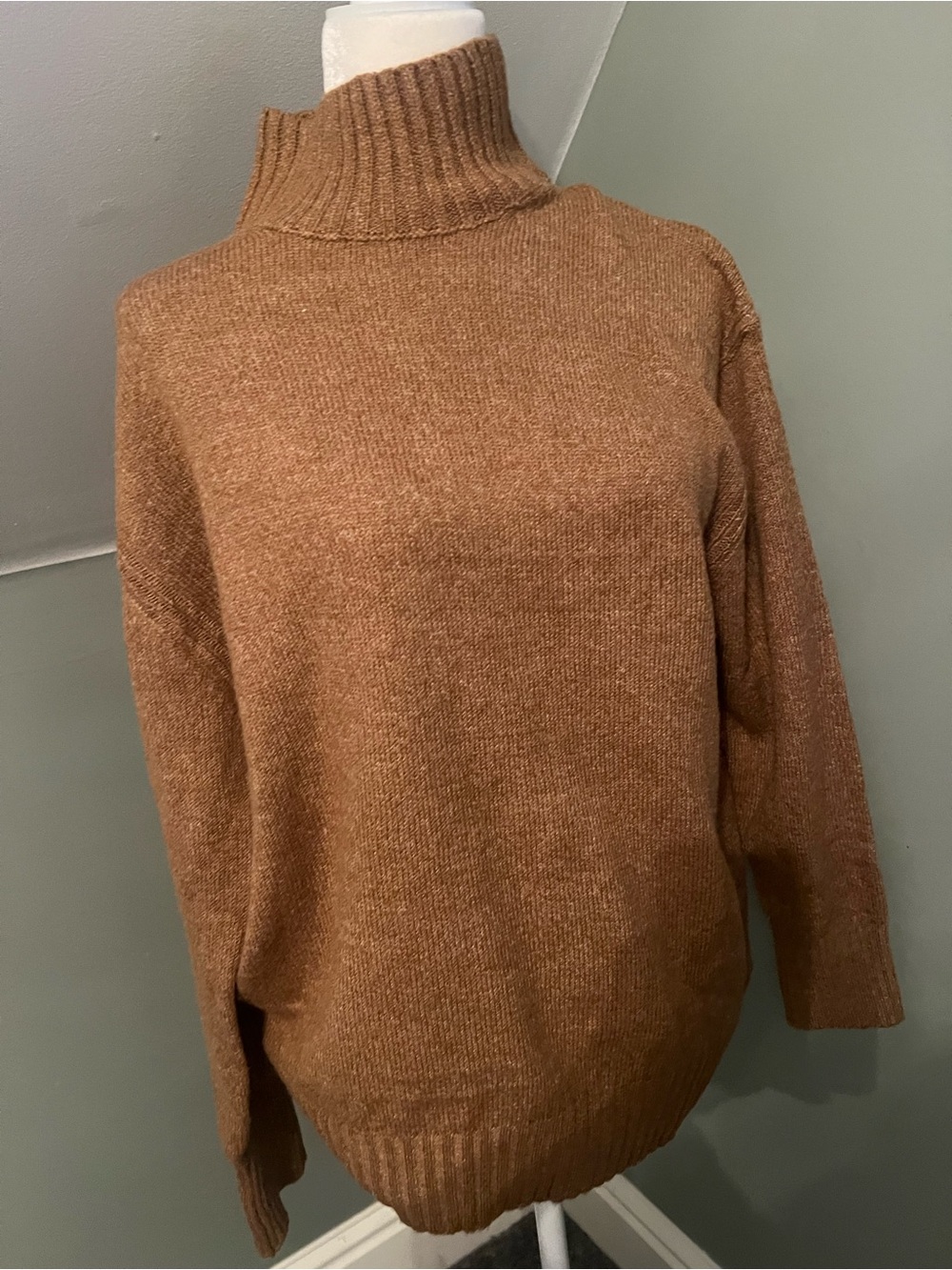 American eagle Camel Turtleneck Sweater